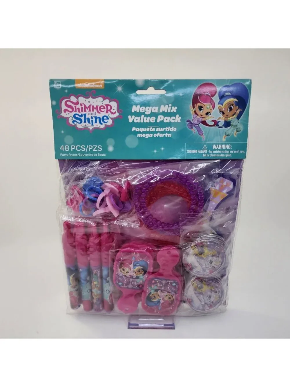 Shimmer and Shine Party Favors Mega Mix Girls Birthday Party Value Pack 48 Piece